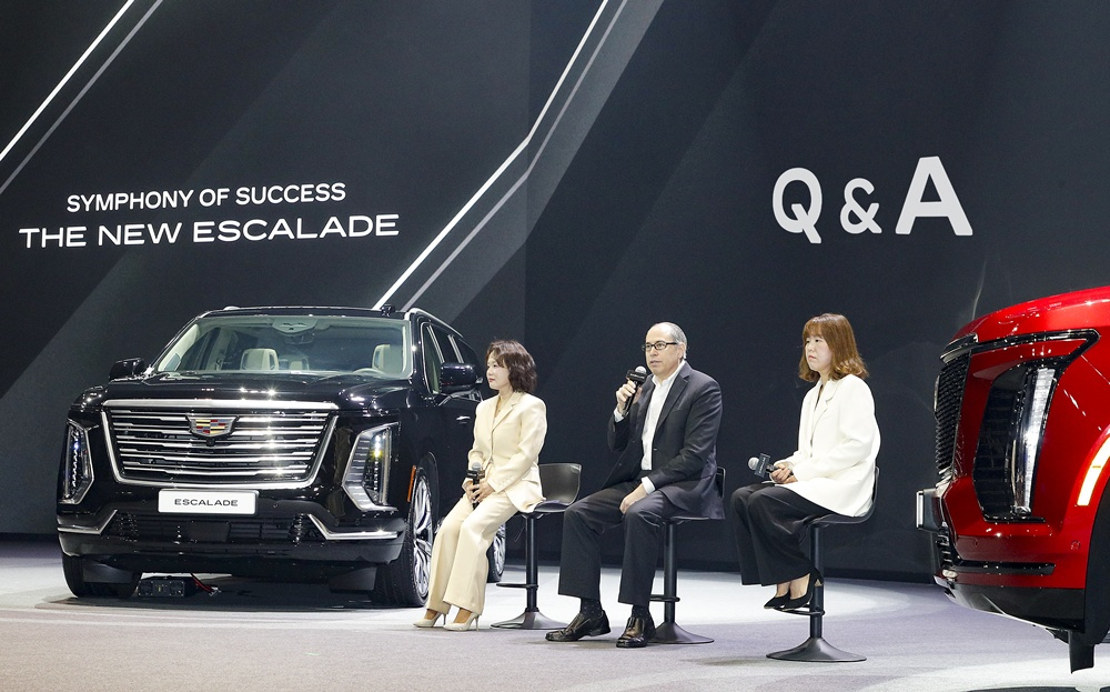 캐딜락 '더 뉴 에스컬레이드' 신차발표회